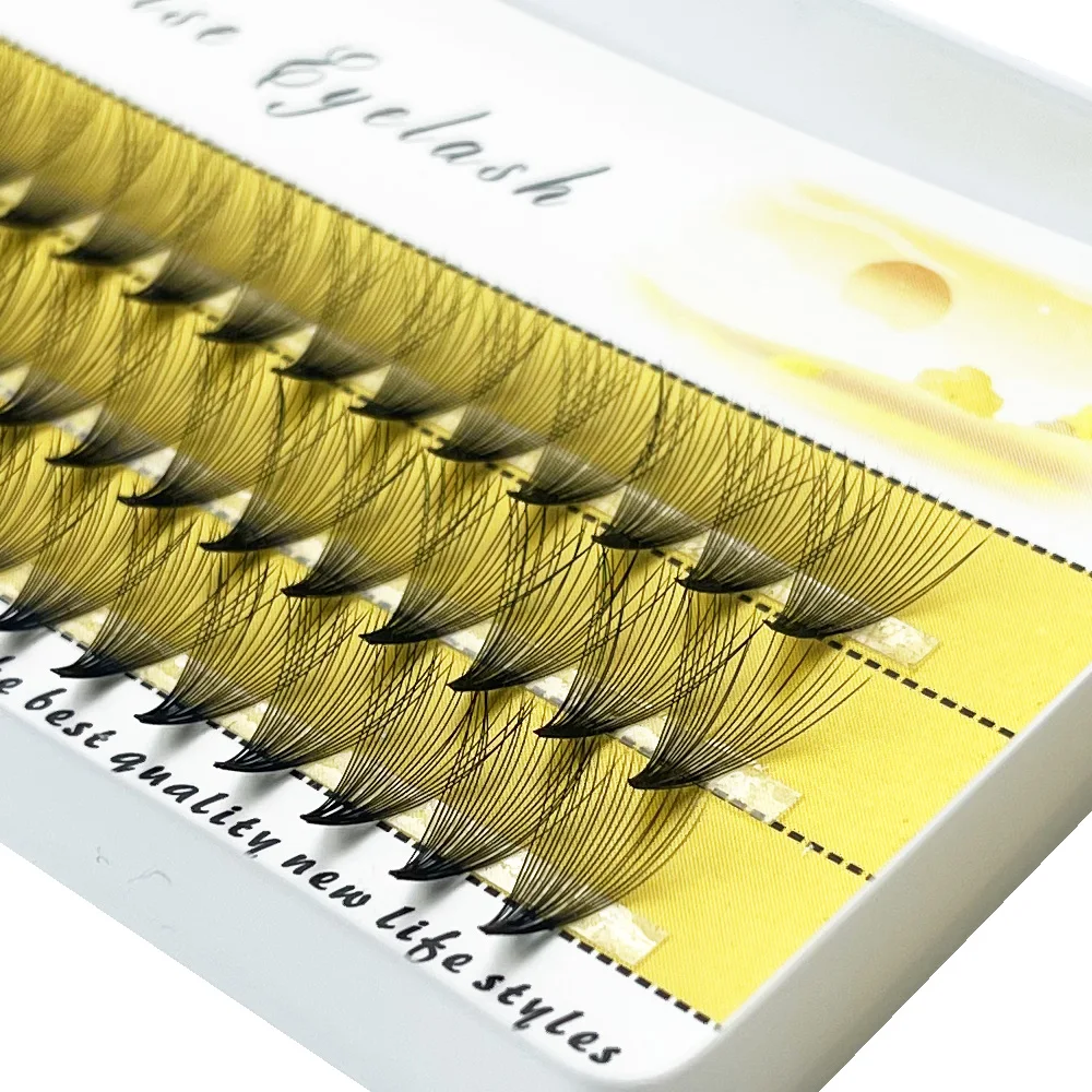 20D Cluster Eyelashes Natural Eyelash Extension 1 box/60 bundles Russian Individual Eyelash bunches Makeup Mink Lashes wholesale