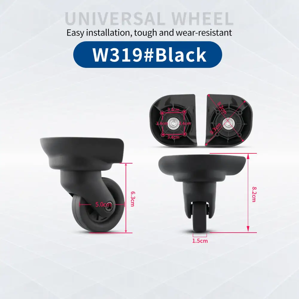Hongsheng Koffer Universalrad Trolley-Rad Zubehör Passwort-Reisekoffer Geräuschlose Universalräder zur Reparatur und zum Austausch – Detail 19