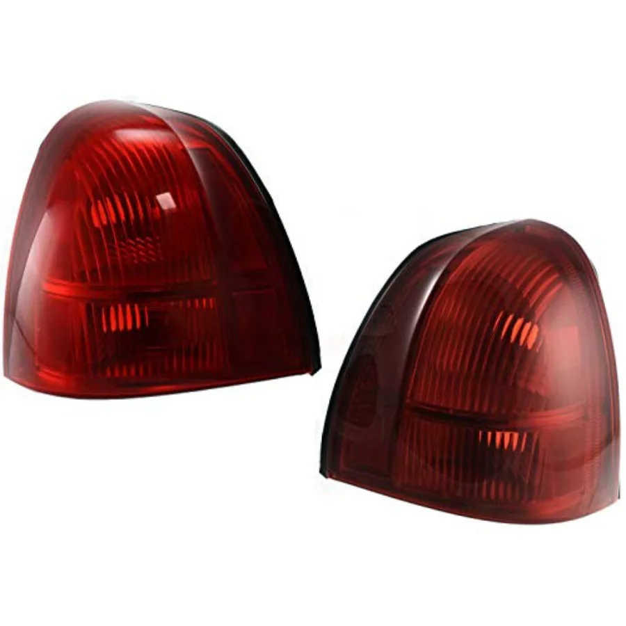 

Tail Light Set of 2 for 2003-2011 Lincoln Town Car Rear Tail Light Assembly Driver and Passenger Side Black Durable ABS Materia