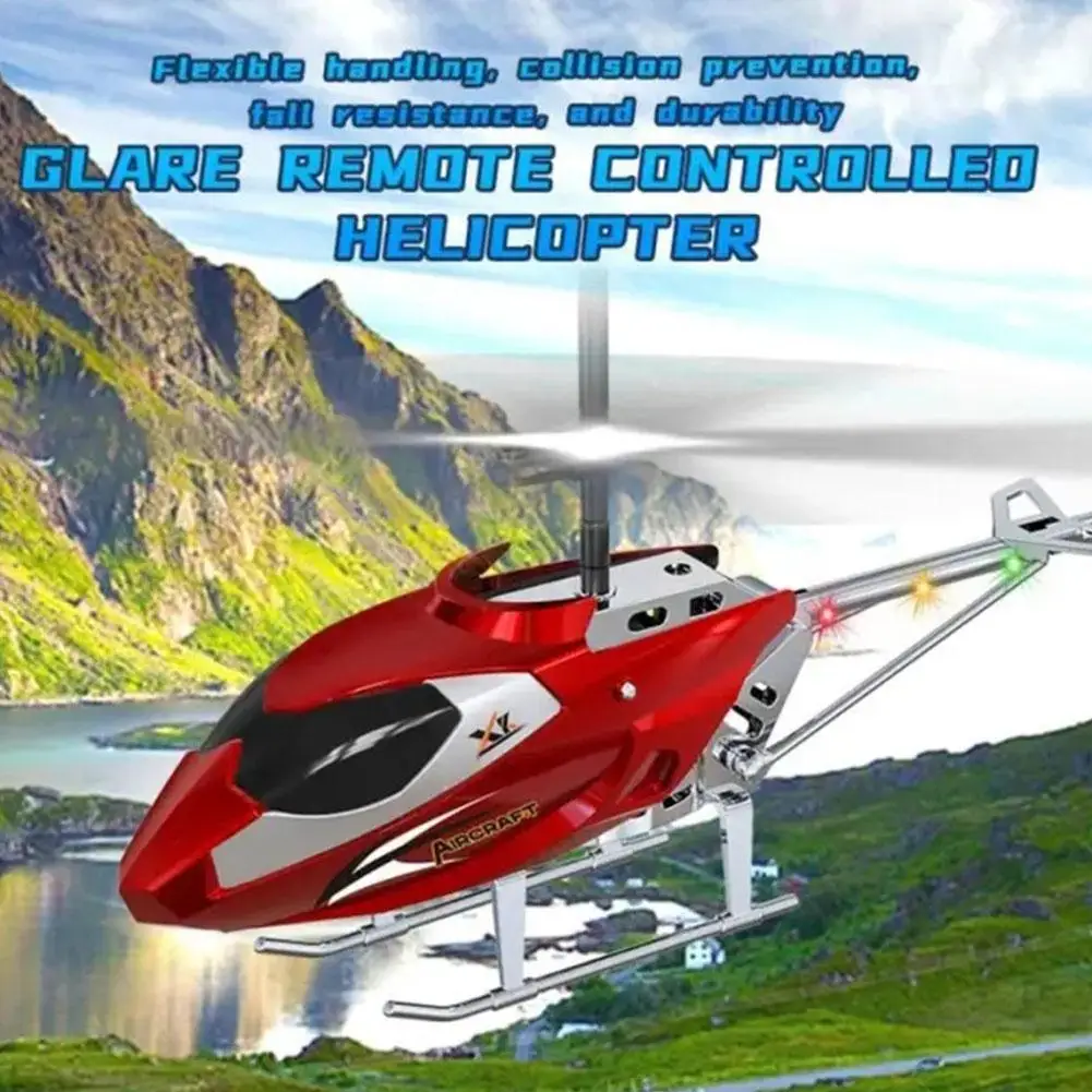 Remote-controlled Helicopter USB Charging Drop-resistant And Anti-collision Remote-controlled Aircraft Model Toy