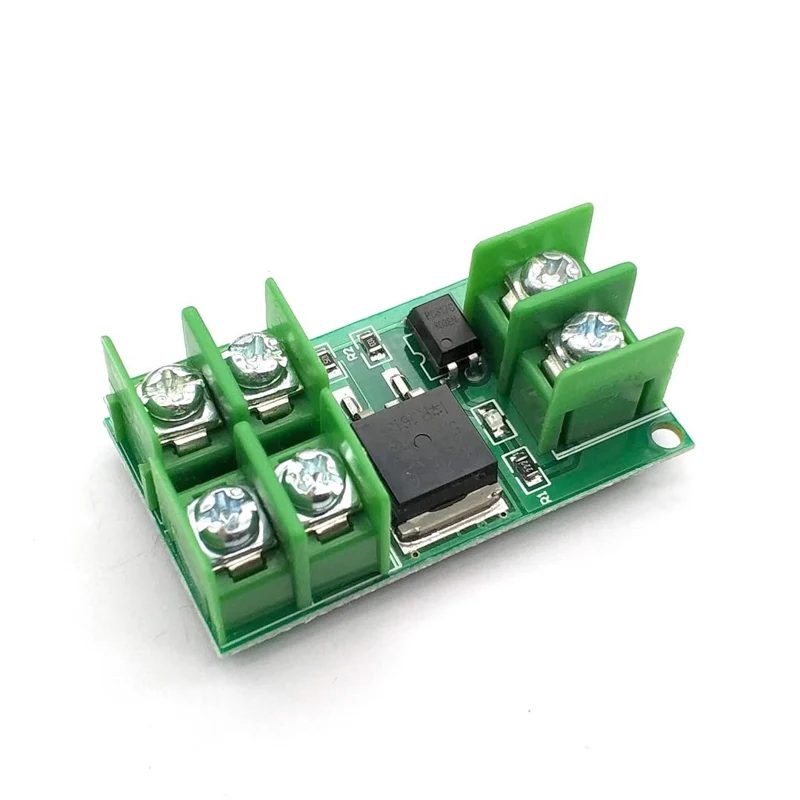 Electronic switch control board, pulse triggered switch module, DC controlled MOSFET optocoupler