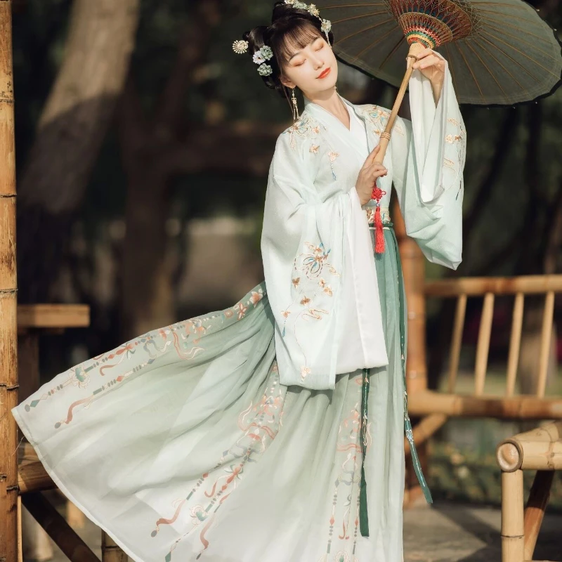 Hanfu-Robe de brevTraditionnelle Alberoise pour Femme, Tenue de Festival de Grill, Costumes de brevFolklorique des Prairies, Dégradé financièrement Asiatique, Cosplay de Princesse