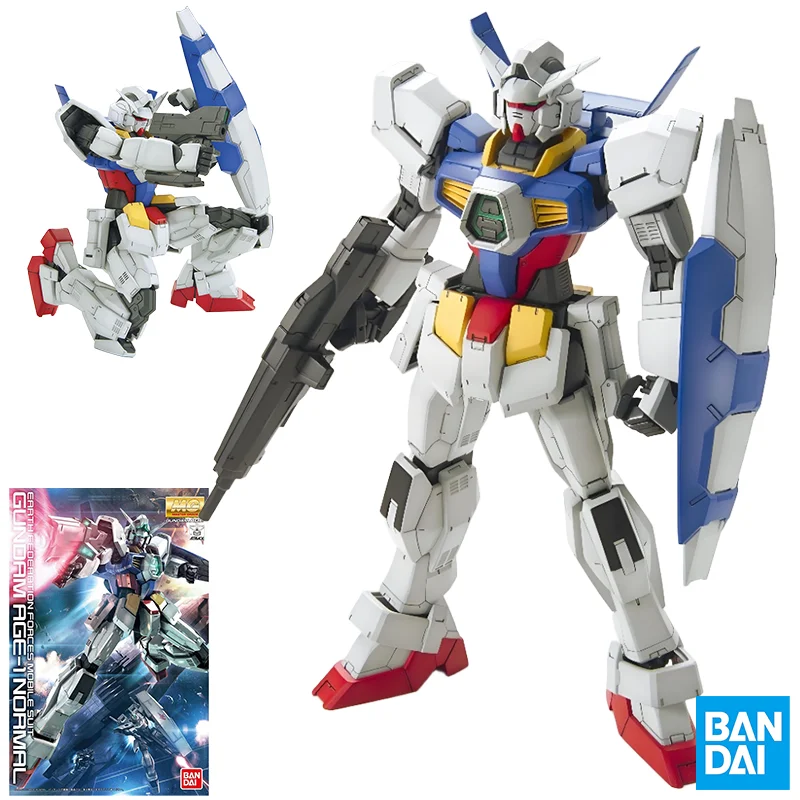 

Bandai оригинальная аниме Коллекционная модель GUNDAM MG 1/100 Gundam Normal AGE-1 Фигурка в сборе Модель игрушки Коллекционная модель
