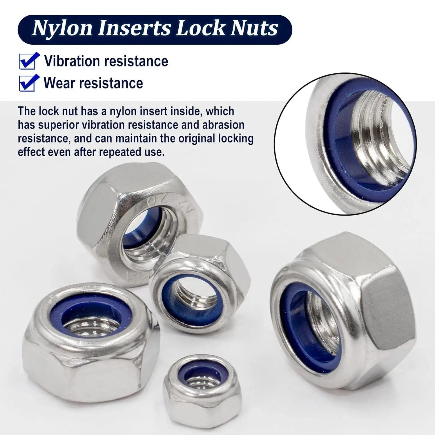 Hex Nylon Insert Se…