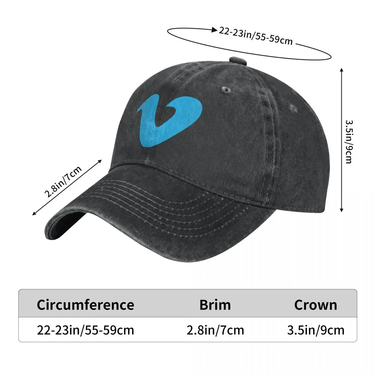 Vimeoed American Video Movie Casual Baseball Cap Summer Blue Trucker Hat Sport Snapback Cap Female Male Stylish Baseball Caps