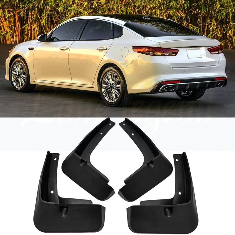 4PCS Front Rear Mudguards For KIA Optima 4 K5 JF 2016 2017 2018 2019 Cladding Splash Mud Flaps Guards Mudflap Car Accessories