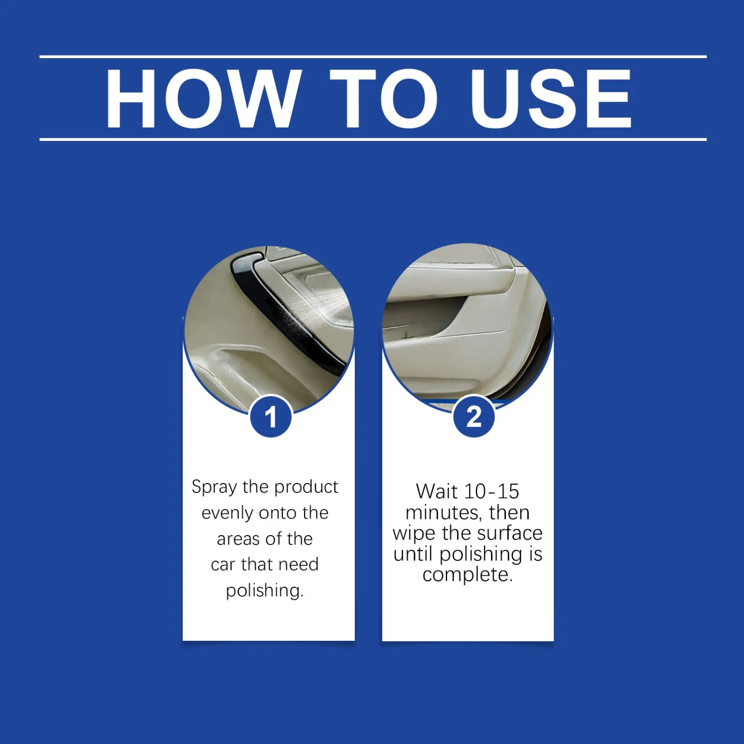 Professional Interior Plastic Restorer Spray - Repairs Faded&Scratched Dashboards,Non-Damaging Formula,Restores Like-New Finish