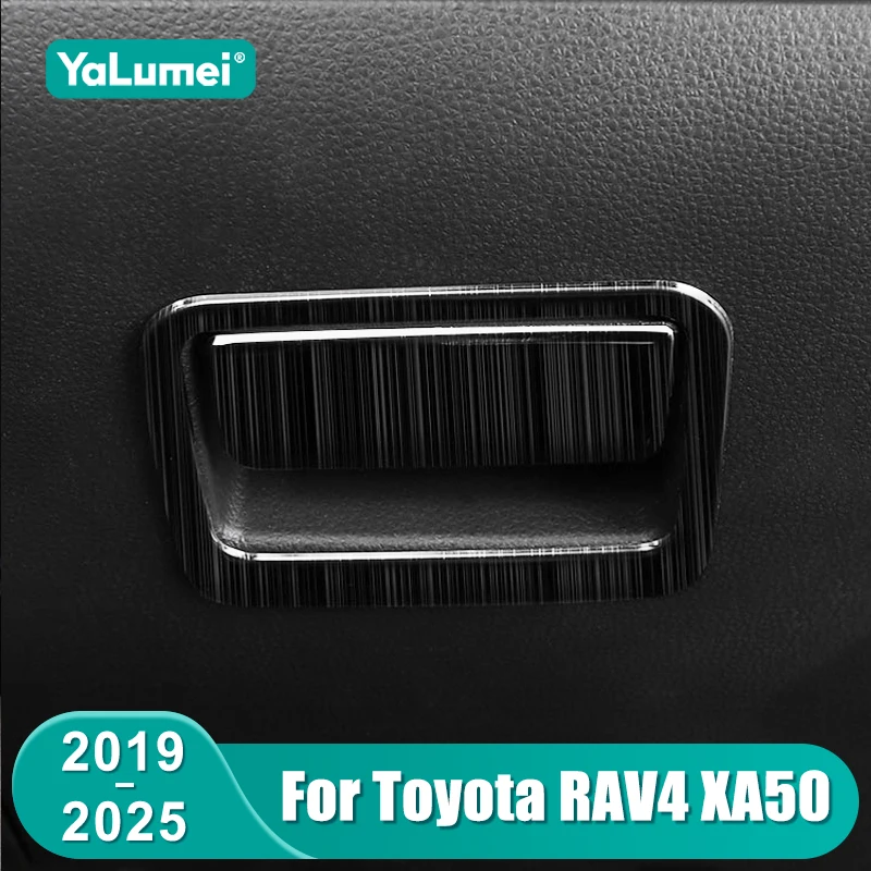 Für Toyota RAV4 XA50 2019 2020 2021 2022 2023 2024 2025 RAV 4 Hybrid Auto Beifahrer-Aufbewahrungsbox Griffabdeckung Zierleiste Zubehör