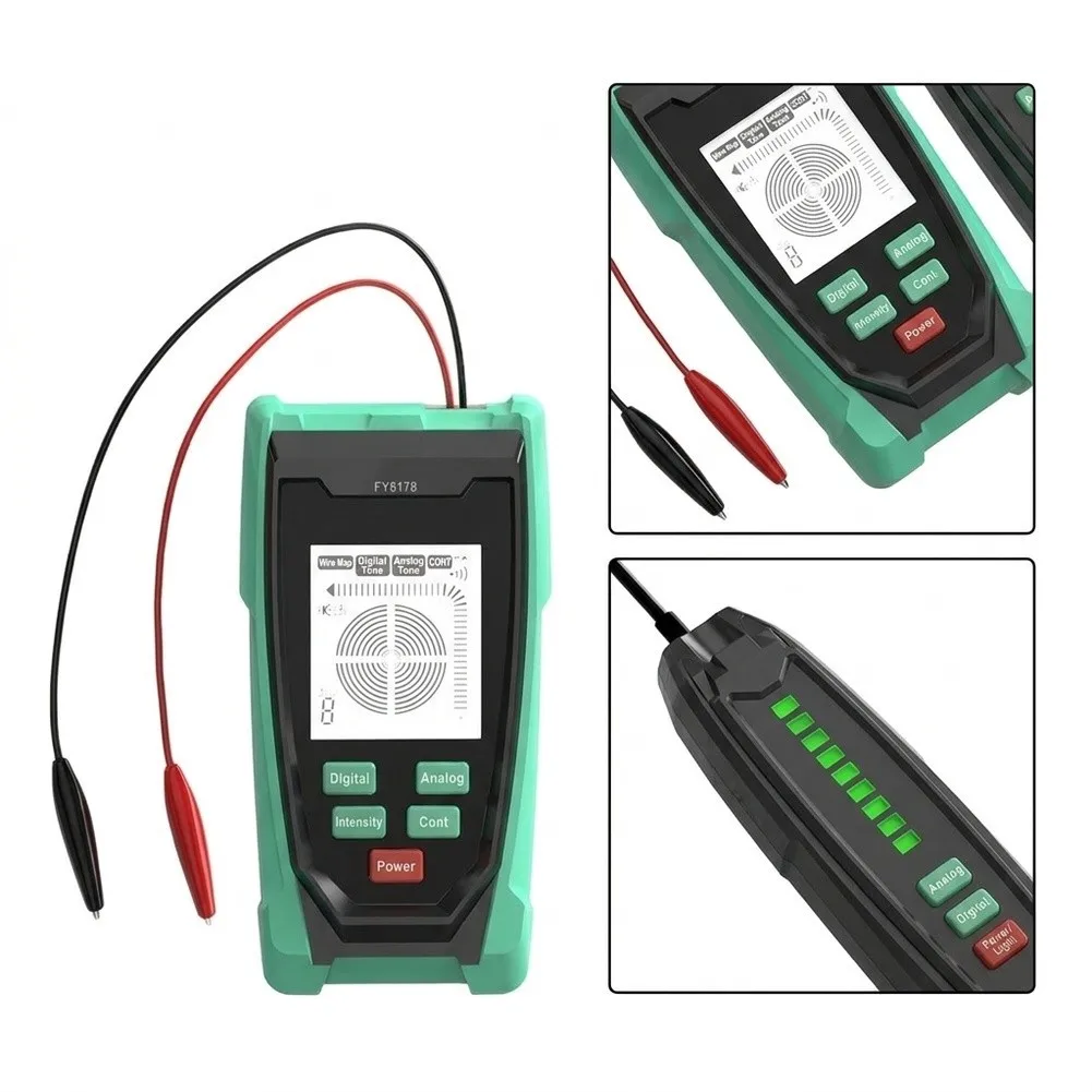 FY8178 Multi Function Cable Locator for Buried Wires in Walls Trunking and Ground with Adjustable Sensitivity 1-5 Levels