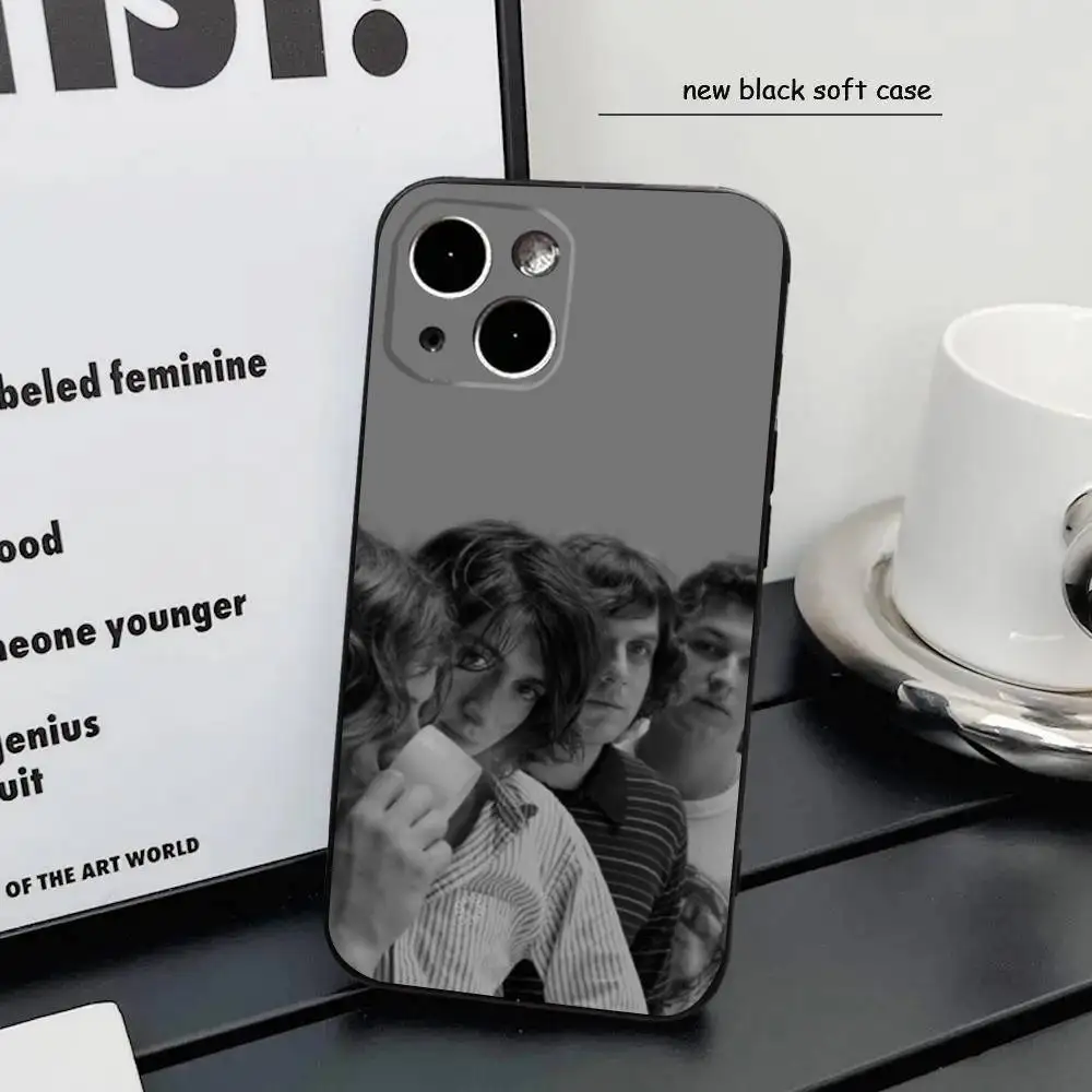 حافظة هاتف عرض خاص من A-Arctic Monkeys لهاتف iPhone16,15,14,13,12 Mini 11 Pro XR,X,XS,MAX 7,8 Plus غطاء سيليكون ناعم أسود