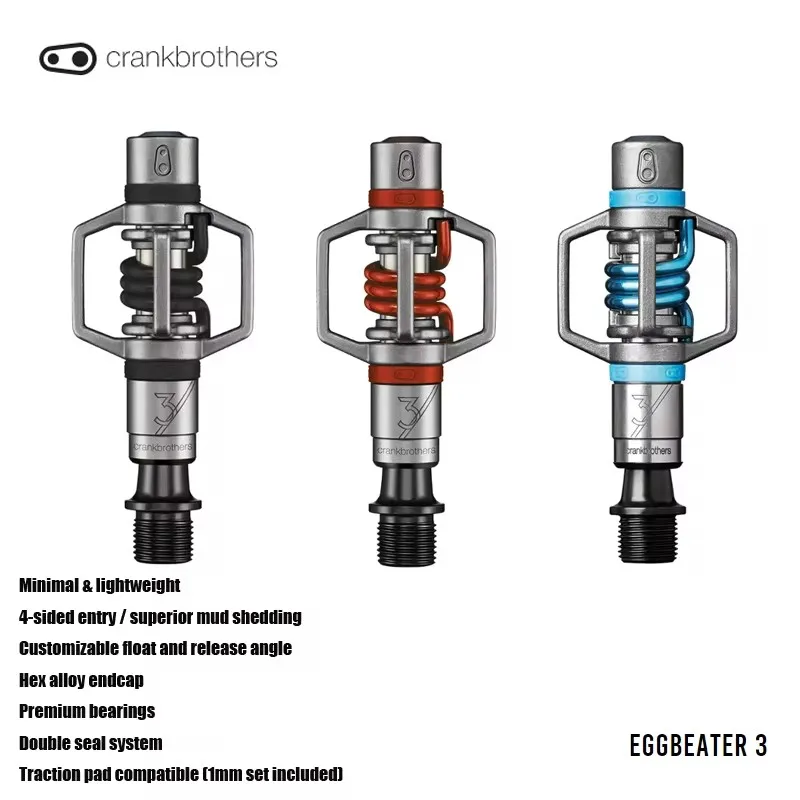 CRANKBROTHERS EGGBEATER 3 Minimal & lightweight 4-sided entry / superior mud shedding MTB & Road bicycle acesssories cycling