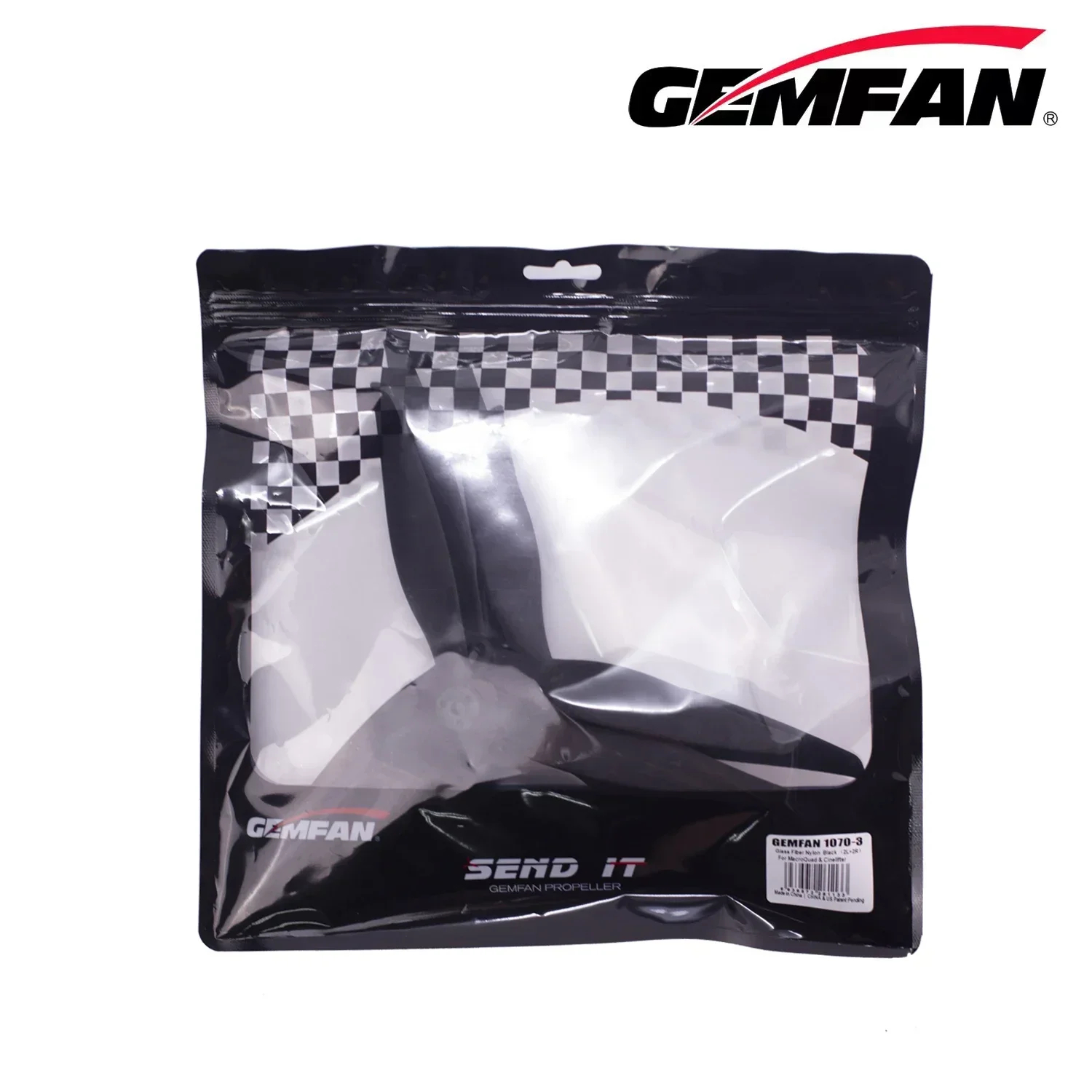 

2Pairs(2CW+2CCW) Gemfan 1070 10X7X3 3-Blade 10inch Propeller Glass Fiber Nylon for FPV Long Range