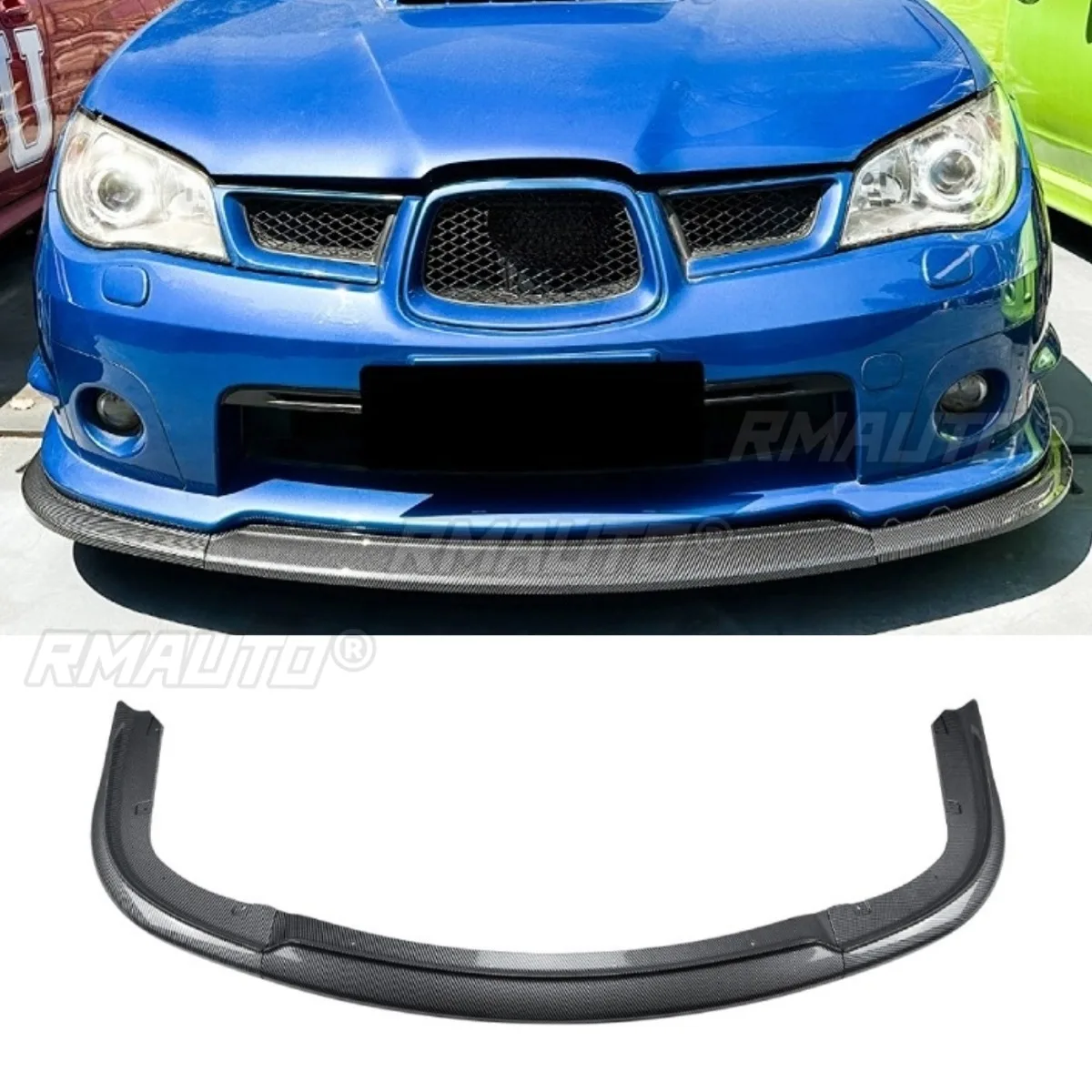 Car Front Bumper Spoiler Lip Diffuser Modification Part For Subaru Impreza Wrx Sti 2006-2007 Bumper Guard Protector Cover