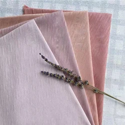 Twill Jacquard Fabric By Meters for Dress Cheongsam Doll Clothes Diy Sewing Needlework Cloth Soft Smooth Plain White Black Blue