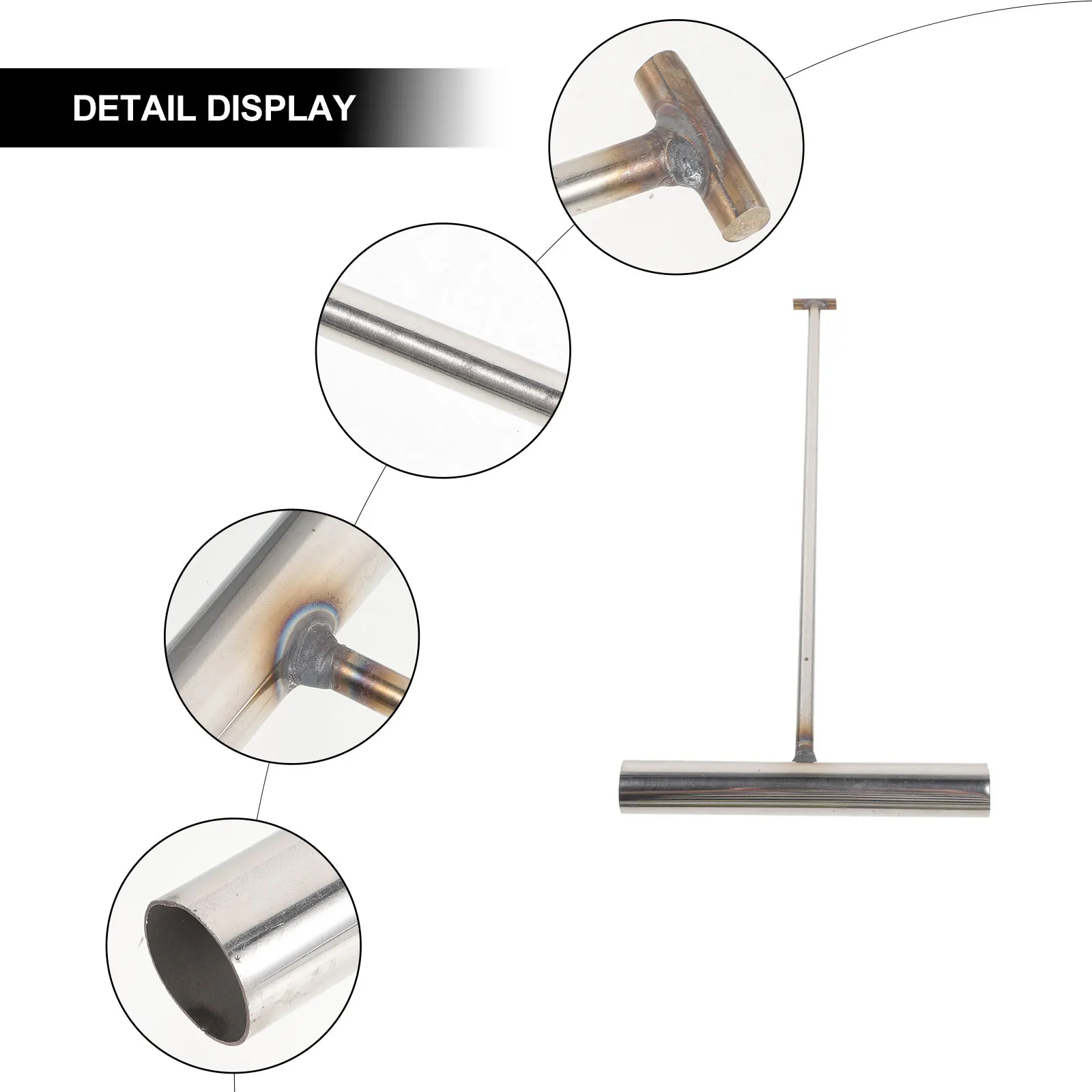 

Rolling Door Lifter 43cm T Hook 8mm Stainless Steel Manhole Cover Lifter Tool Design Practical Usage Home Goods