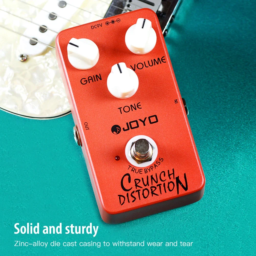 JOYO JF-03 クランチディストーション エレキギターエフェクトペダル クラシックブリティッシュロックディストーションエフェクト ギターパーツ＆アクセサリー