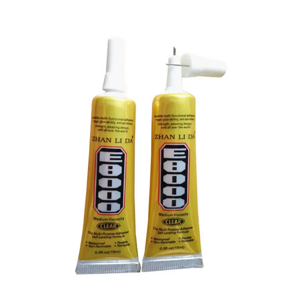 Adhesive Glue E8000 15ml Clear Adhesive DIY Craft Phone Screen Jewelry Repair Sealant Glue 2020