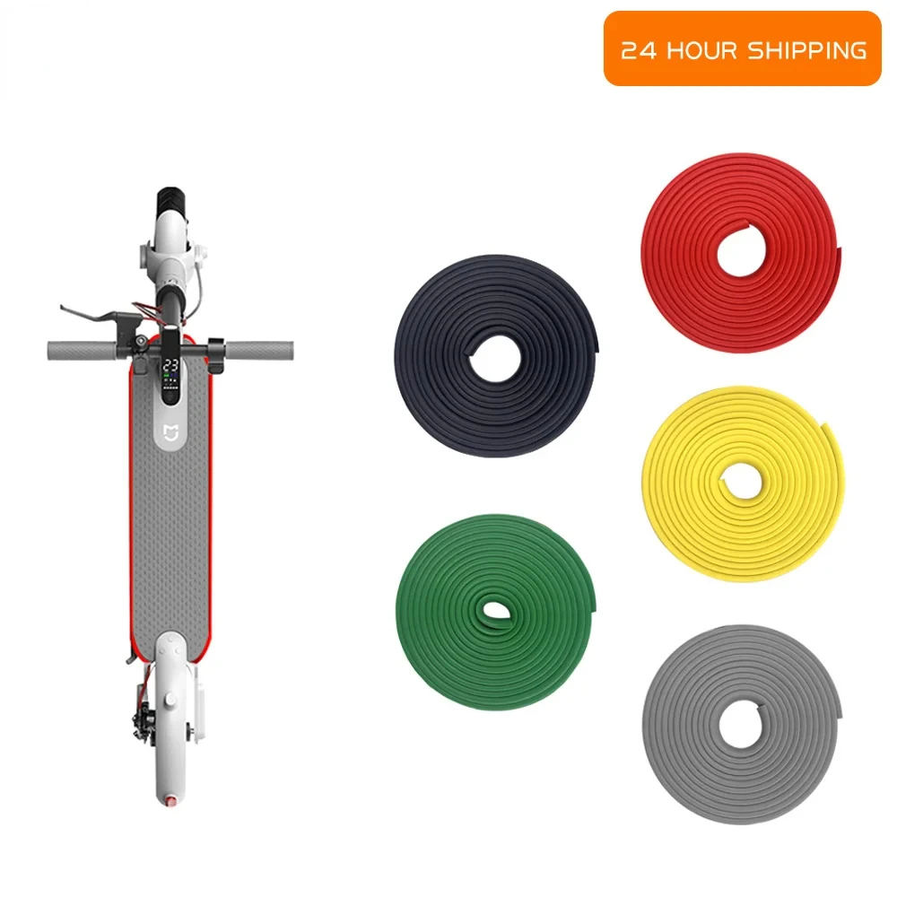 2M Strips Anti-collision Bescherming Strip Voor Xiaomi Mijia M365 Elektrische Scooter Skateboard Body Bumper Krasbestendig Kras