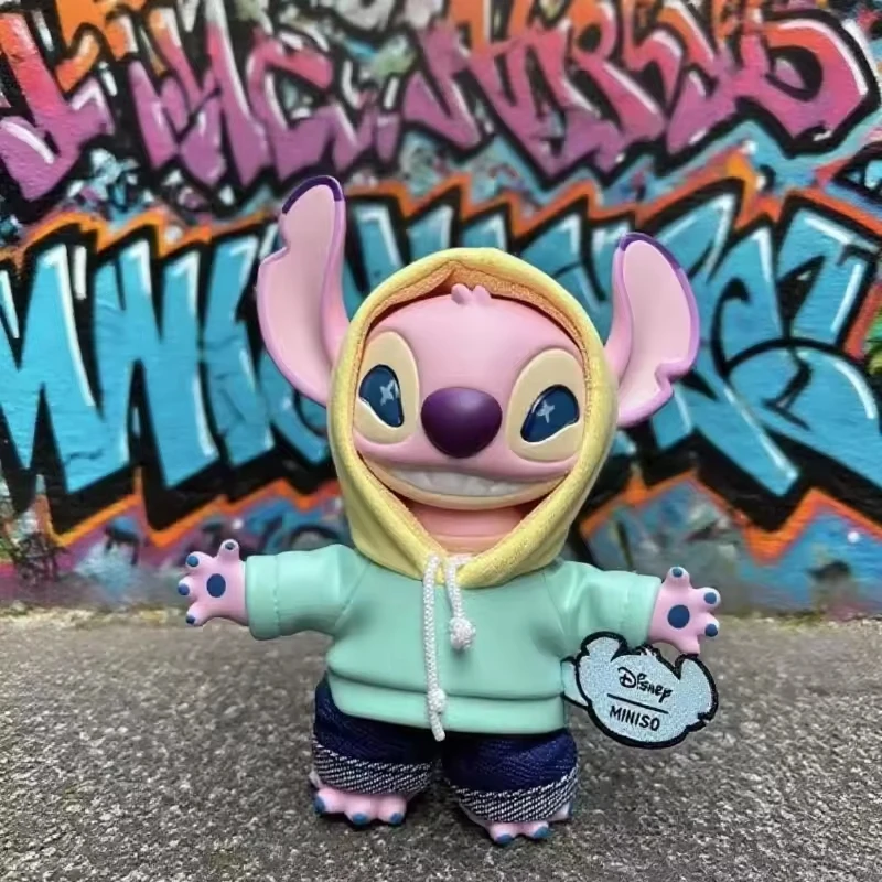 Nuevo juguete MINISO de moda Stitch Gen Z Street Series caja ciega juguetes de vinilo muñeca bonita caja misteriosa bolsa colgante decoración regalo sorpresa