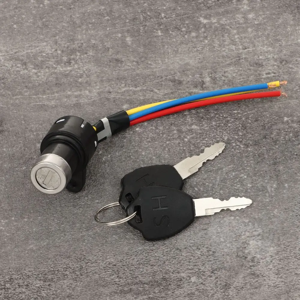 

Bicycle Biking Electric Scooter Lock Universal Portable Dustproof Lock Key Power Lock Cycling Parts Ignition Switch