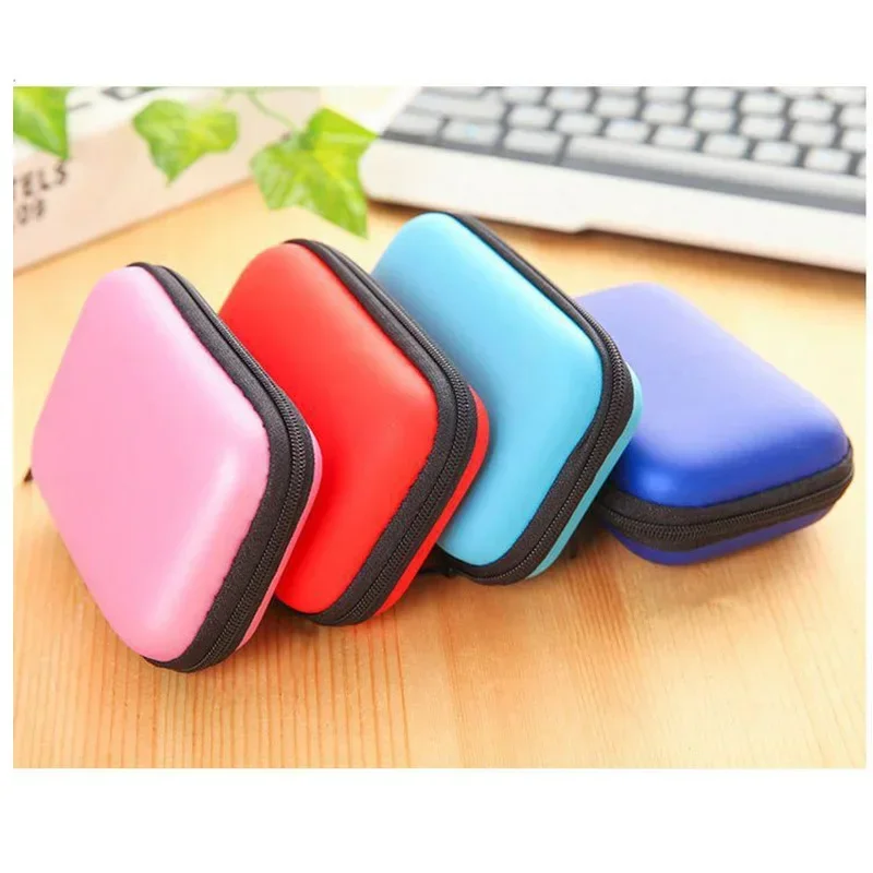 Home Portable Zip Lock Organizer Case Storage Box Rectangle Storage Bag Mobile Phone Data Cable Charger Fingertips Package Bag