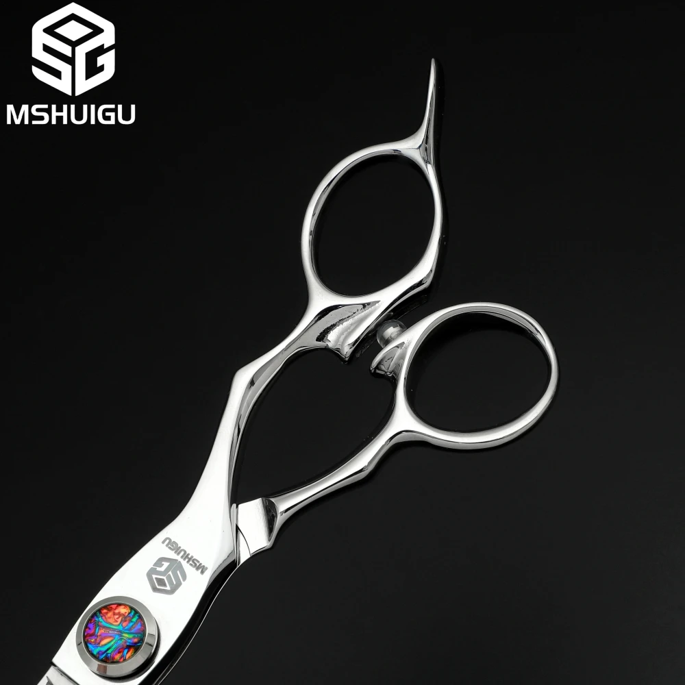 MSHUIGU Professionelle Friseurschere, 15,2 cm, multifunktionale Haarausdünnungsschere, japanischer VG10-Stahl, Salon-Haarwerkzeuge – Detail 17