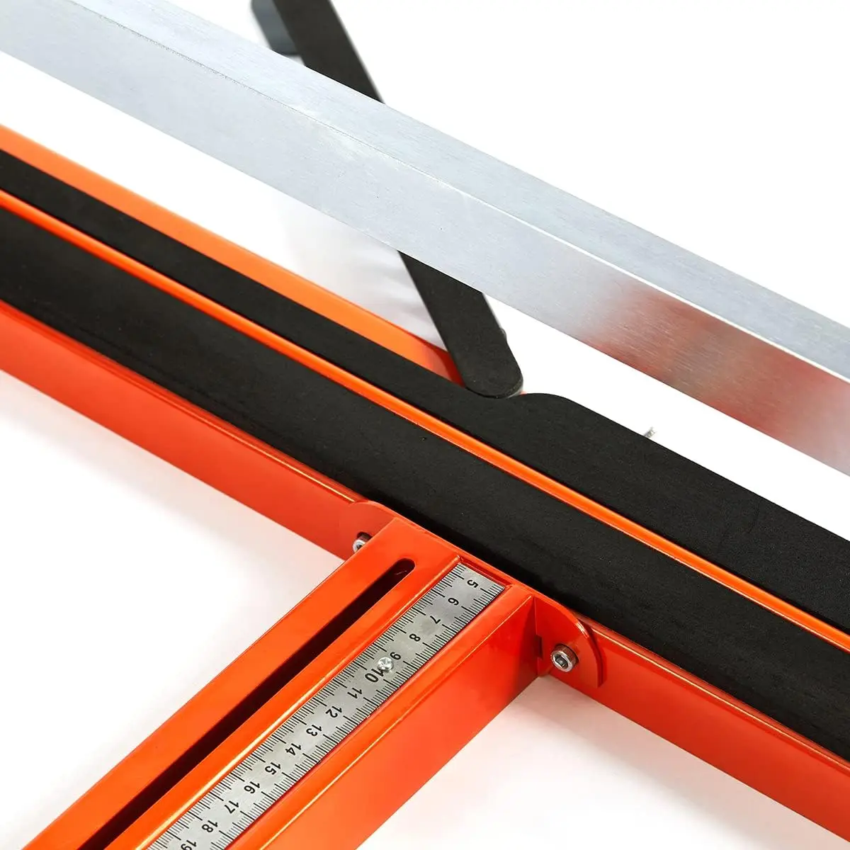 40 Inch Manual Tile Cutter, Professional Porcelain Ceramic Raptor Tile Cutter All-Iron Frame with Adjustable Laser Guide, Tungst