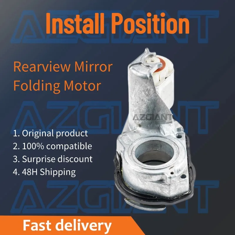 AZGIANT Left Right Sideview Mirror Power Folding Motor for 2011-2016 Mercedes Benz SLK R172 SLK250 SLK350 Replacement Car Parts