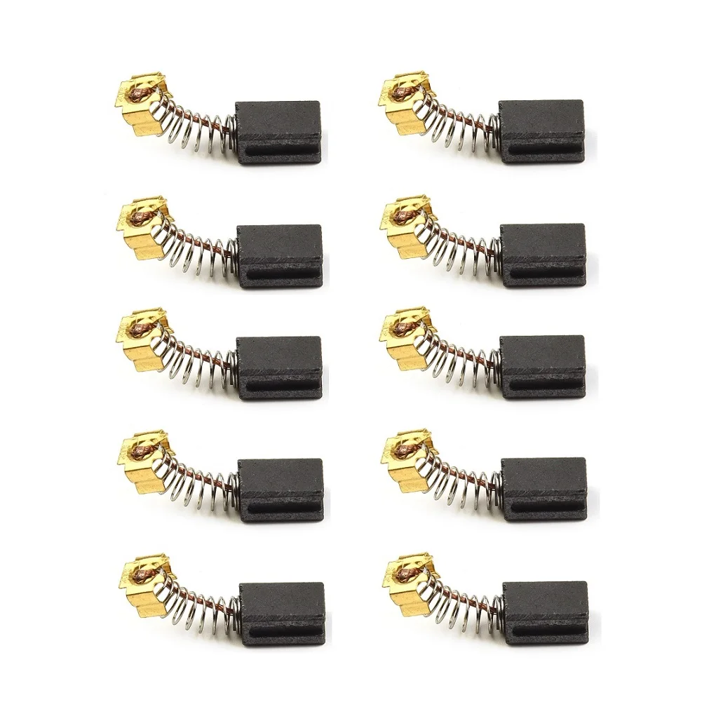 

10Pcs Carbon Brush 6*9*12mm For CB406/CB407/CB418/CB419/191962-4/HR2432/HR2450/HR2450T Electric Tool Replacement Accessories