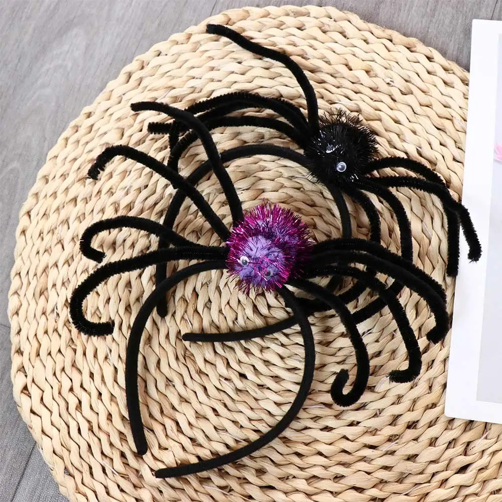 Long-legged Spider Halloween Spider Headband Novelty Non-slip Women Hair Hoop Party Decoration Headwear Halloween Hairbands Gift