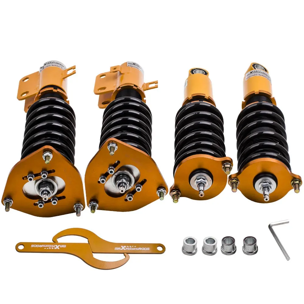 24 ways Adjustable Damper Force Coilover Shock Absorber For Subaru Liberty BE BH Chassis 99-04