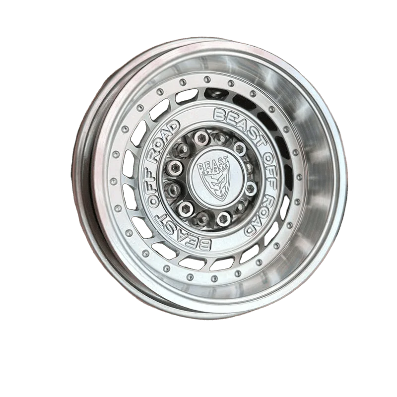 4 قطعة CNC سبائك الألومنيوم 1.9/2.2in Beadlock عجلة ريم ل 1/10 RC الزاحف سيارة محوري SCX10 90046 TRX4 المدافع VP H10 Yikong جيب