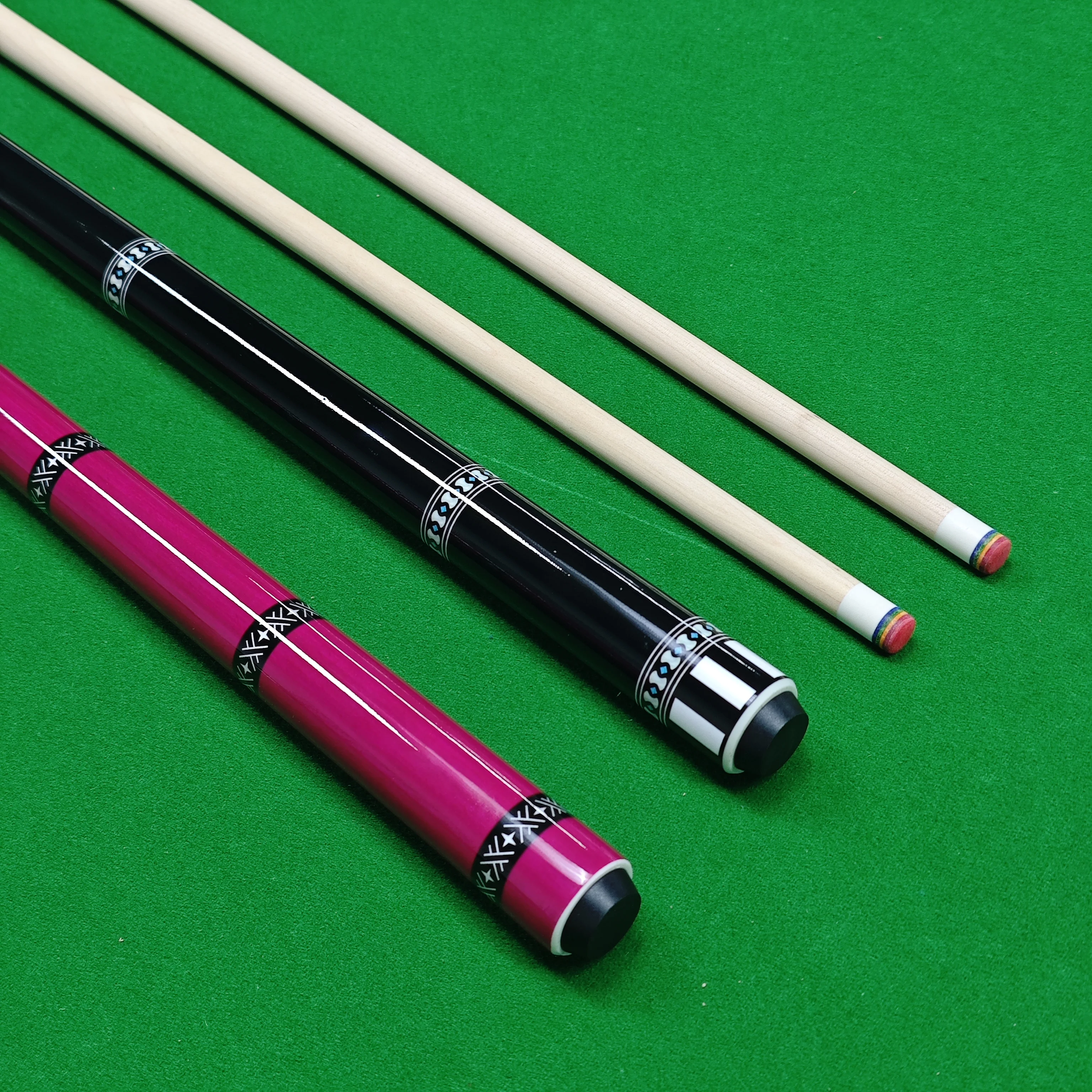 Wholesale Pool Cue 13mm Maple Shaft, Custom Logo Billiard Stick for Global Sports Distributors