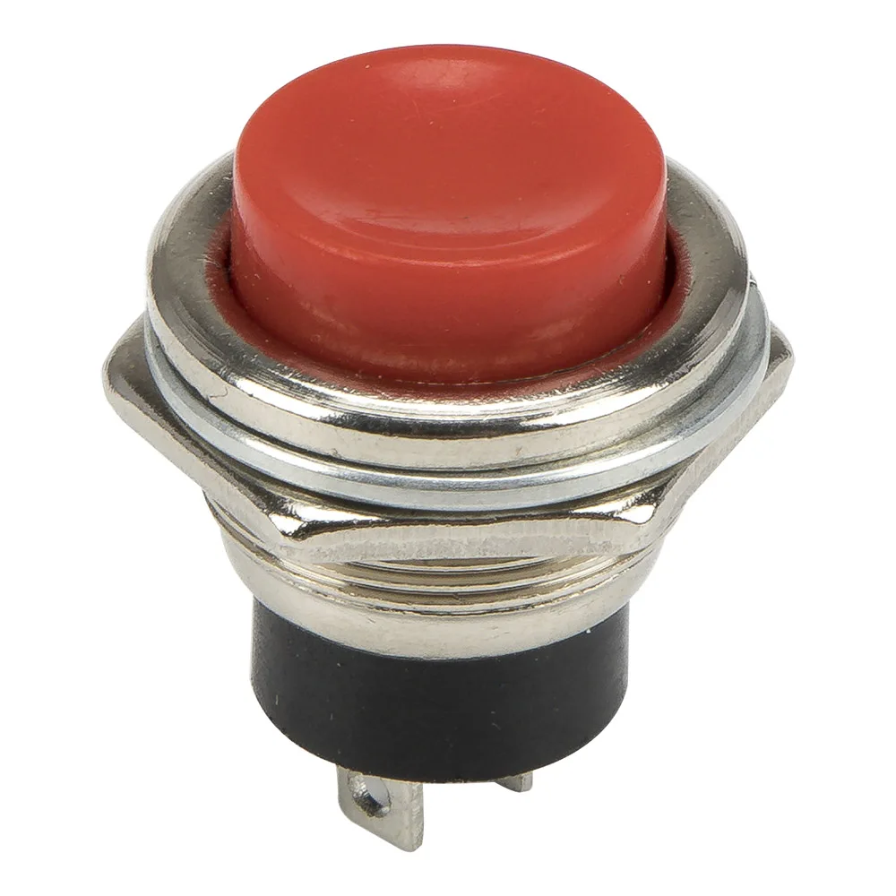 10pcs / lot DS-212 16mm reset (ON) - OFF push button switch SPST pushbutton