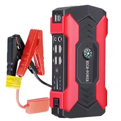 Bateria de carro Jump Starter e Bomba de Ar, 12V Power Bank, LED, 10000 mAh, 800A