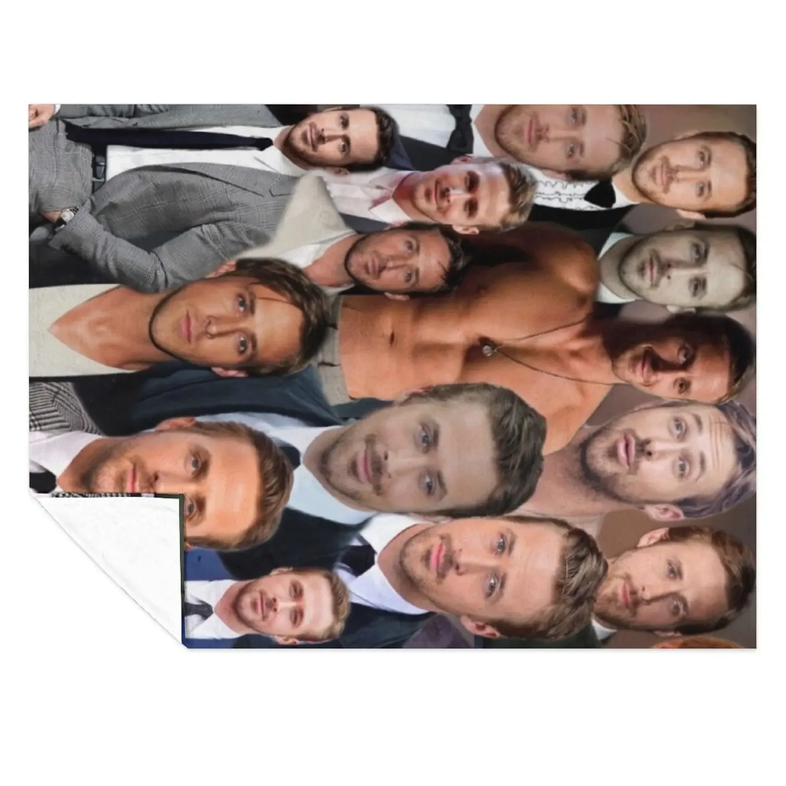 

ryan gosling photo collage Throw Blanket valentine gift ideas Soft Soft Beds Camping Blankets