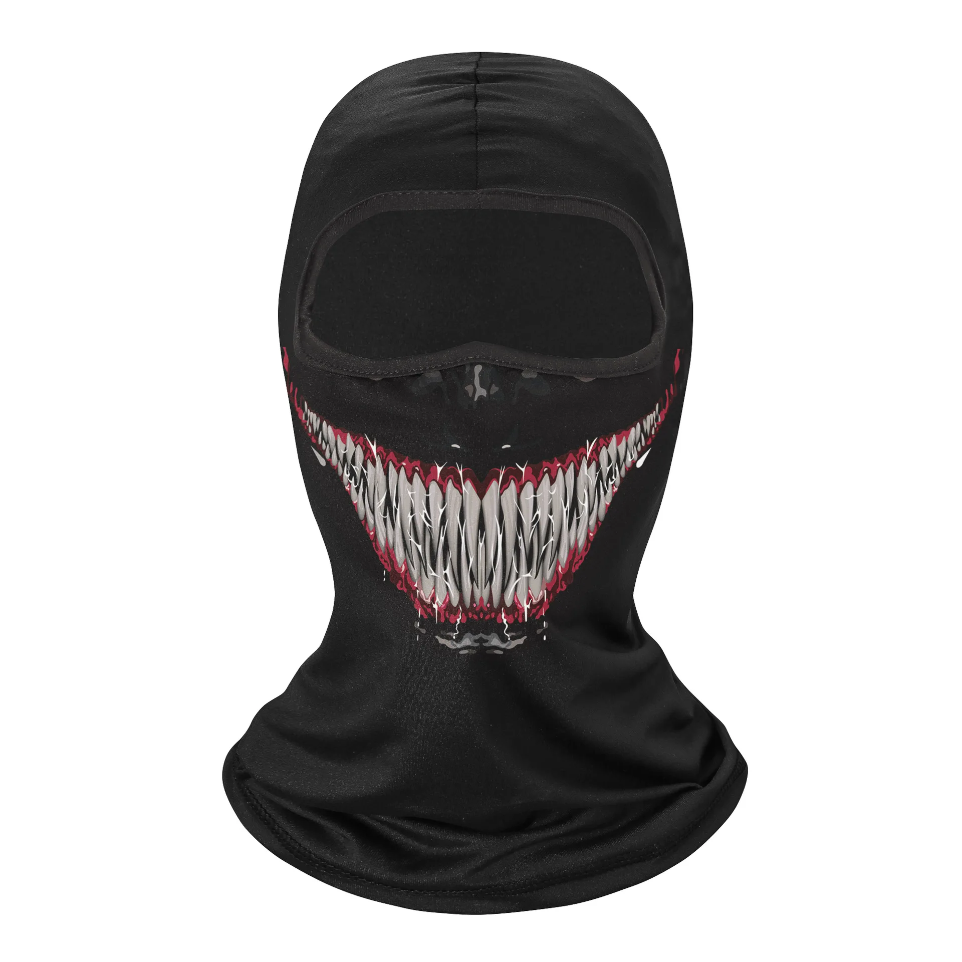 Sombreros de ciclismo con estampado 3D, máscara de Venom, protector solar para el Cuello, Braga de Calavera, Cuello, escudo facial para Hombre,