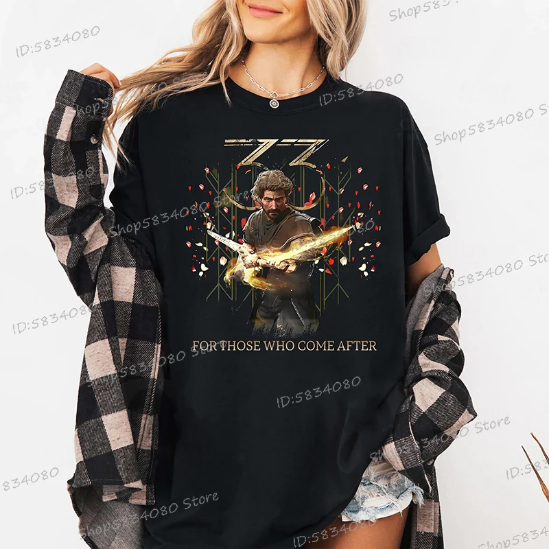 Clair Obscur: Expedition 33 Shirt for Men Women Fashion Harajuku Male Tops Game Fans Summer T-shirt Gift for Gamer Clothes 2025