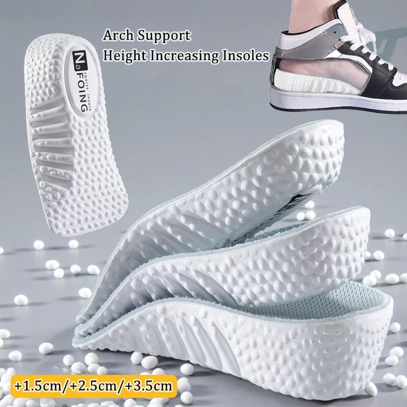 رغوة الذاكرة الارتفاع زيادة النعال أحذية رياضية كعب رفع منصات الأحذية للرجال النساء أحذية أقدام مسطحة قوس دعم العظام 2027 #1