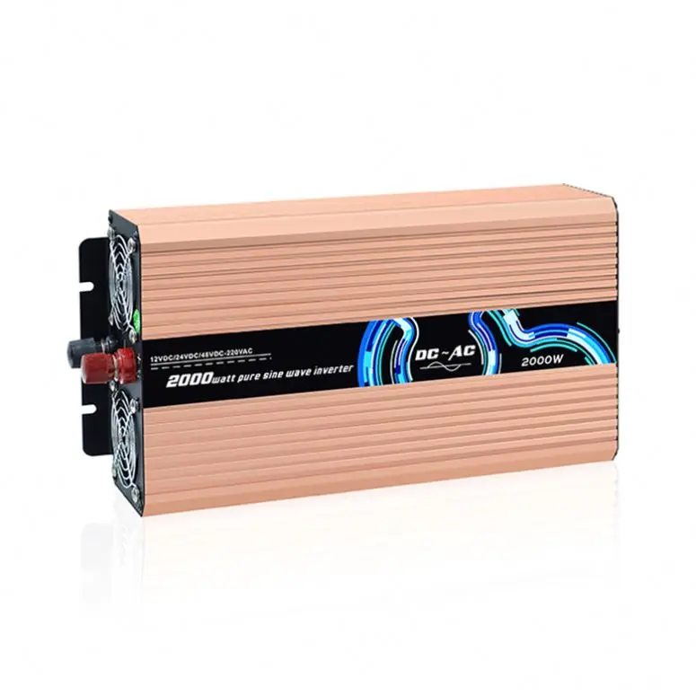 12V Mini Micro Car Solar Power Inverter 1500W 2000W Pure Sine Wave DC 12V 24V AC 220V 2000W 2000W Inverter & Converter