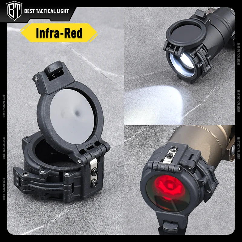 WADSN SF Surefir M300 M300A Tactical Flashlight White Light Hunting Weapon Airsoft Scout Light With Diffuser IR Light Lamp Cover