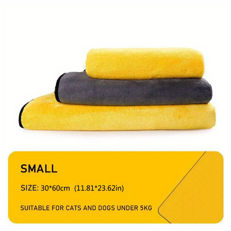 Soft Pet Towel Ultra-Absorbent Quick-Dry Microfiber Bath Towel High-Quality Grooming Towel for Small/Large Dogs Cats Bathing