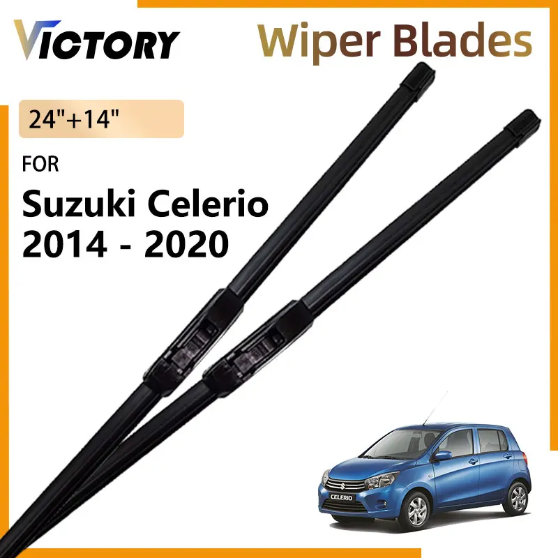 For Suzuki Celerio GTI 2 II Cultus 2014 - 2020 2017 2016 2015 Accessorie Front Wiper Blades Windshield Windscreen Window Brushes