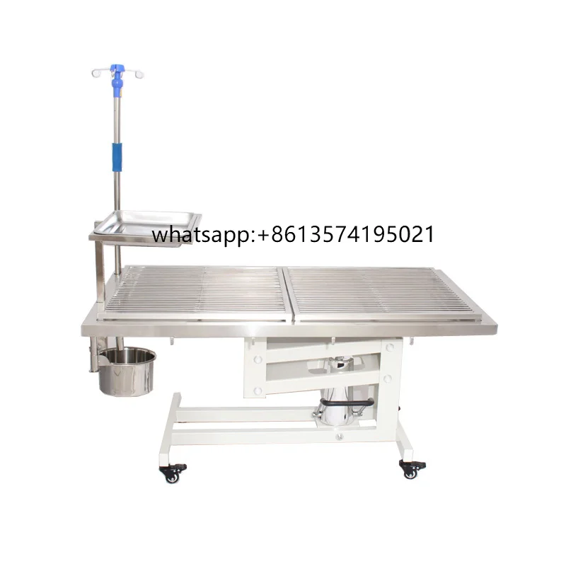

304 Medical Stainless Steel Special Operating Table for Pet or Vet Medical Treatment Operating Table for Veterinary