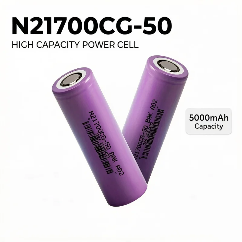Medium rate 21700 battery cell N21700CG-50 5000mAh large capacity balance car electric vehicle power battery single cell