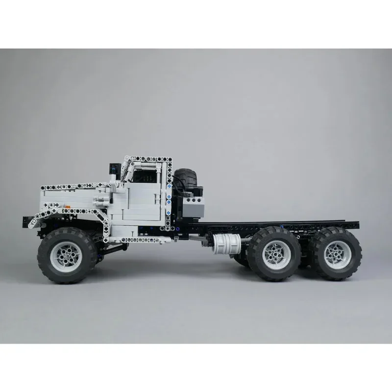 

MOC-126303 Грузовой транспорт KrAZ-255 Грузовик с плоской головкой Грузовые строительные блоки Модель1513 ДеталиMOC Творческие игрушки для мальчиков и детей на день рождения Подарки