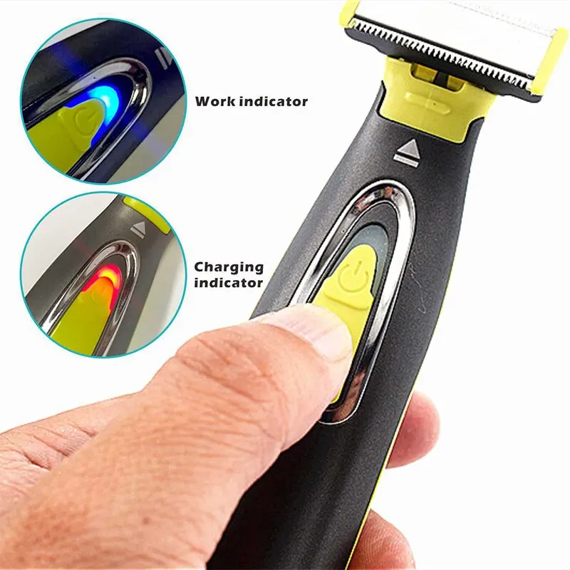 MLG-Barbeador Elétrico Portátil para Homens e Mulheres, Aparador De Corpo Inteiro, USB, Lâmina Em Forma de T, Lavável, Barba, Axila