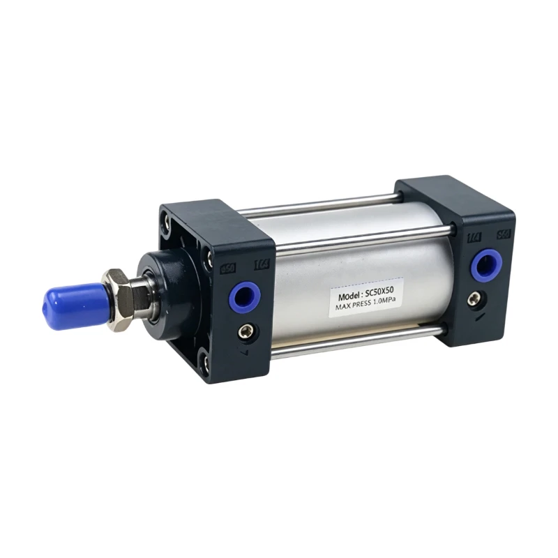 SC Standard Double Acting Air Pneumatic Cylinders Bore 32/40/50/63mm Stroke 50/75/100/125/150/175/200/250/300mm for Industria