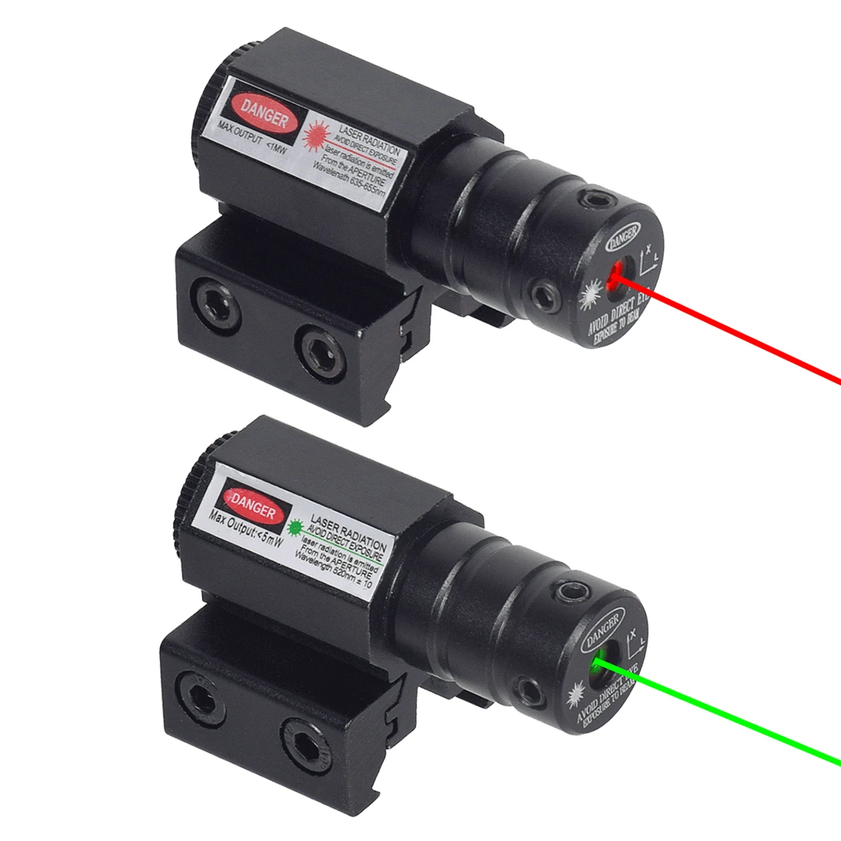 Tactical Metal Red Green Dot Laser Sight Scope With Battery 11mm 20mm Picatinny Rail Mount Rifle Pistol Glock 17 Laser Sight