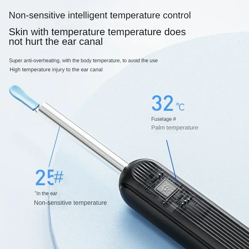 Visual Ear Wax Cleaner with Camera Safe Earwax Removal Endoscope with 5M Camera Luminous Otoscope Ear clean Tools Ear Care